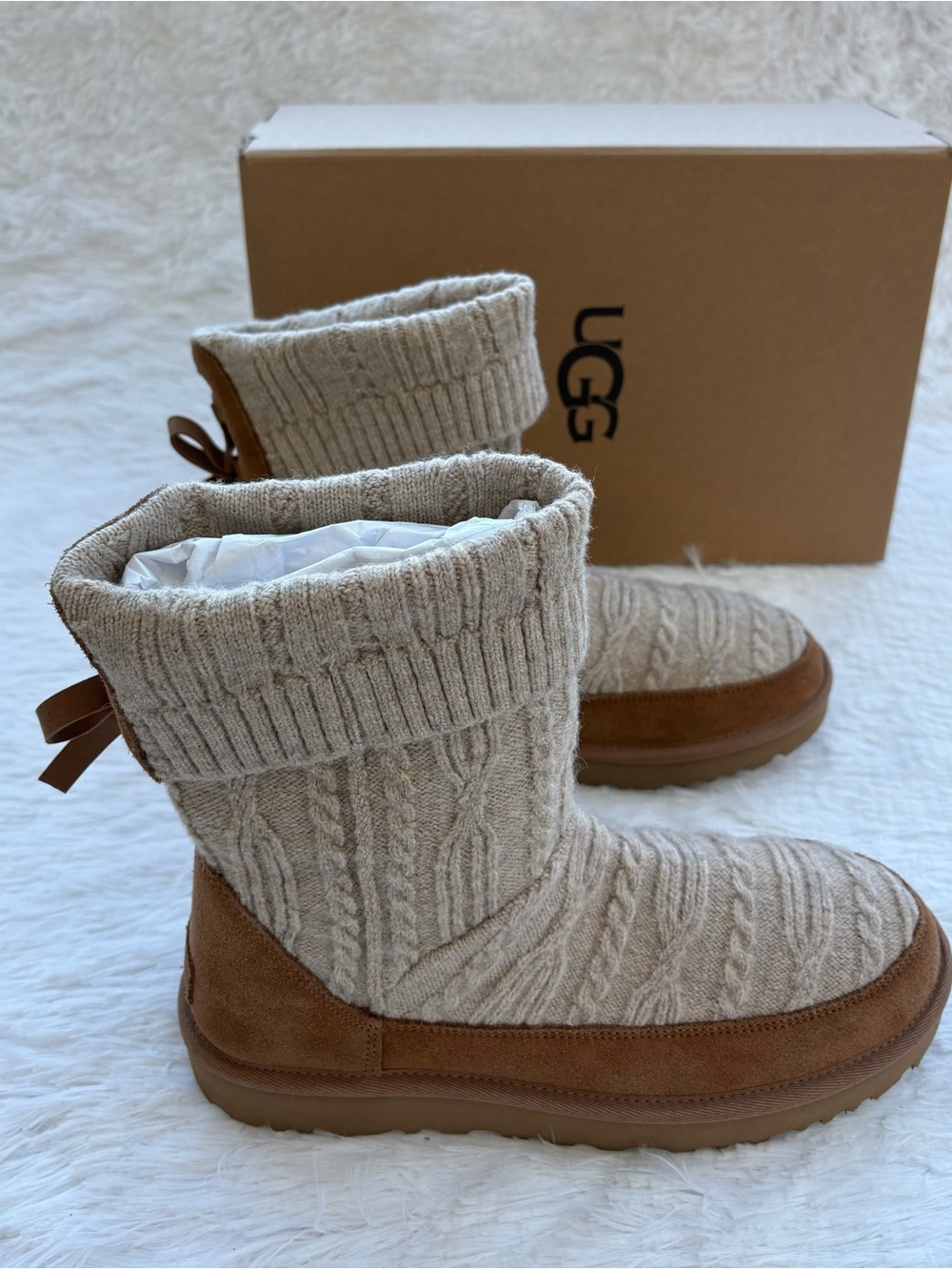 UGG Classic Mini Cable Knit Bootie